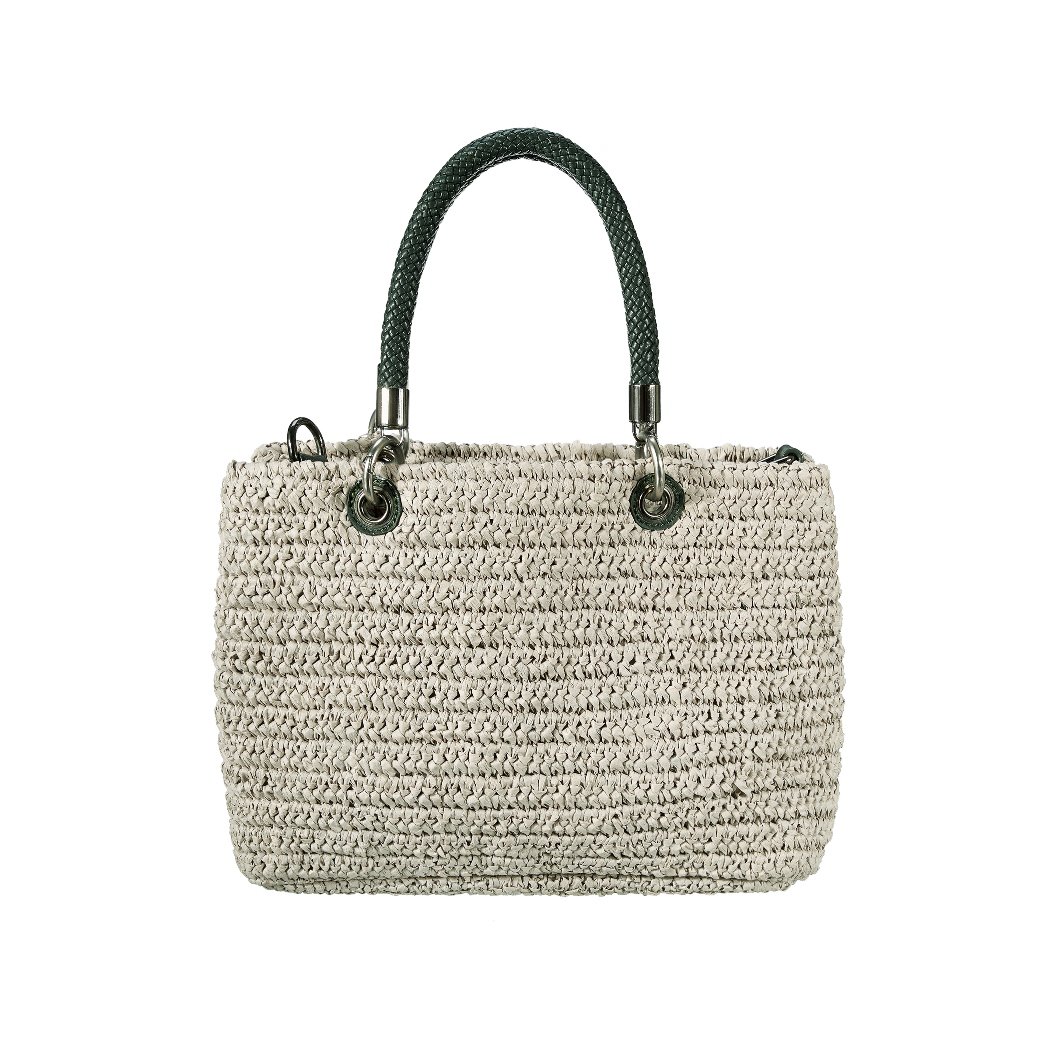 SEABREEZE TOTE raffiabastgrijs