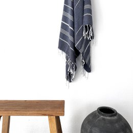 LEY! Strisce scozzesi - blu scuro