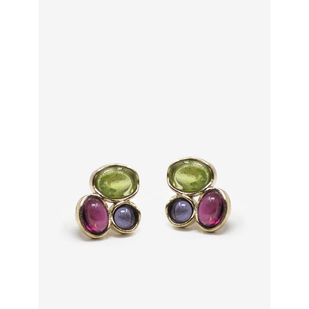Cosmo multicolor stud oorbellen