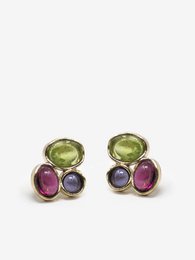 Cosmo multicolor stud oorbellen