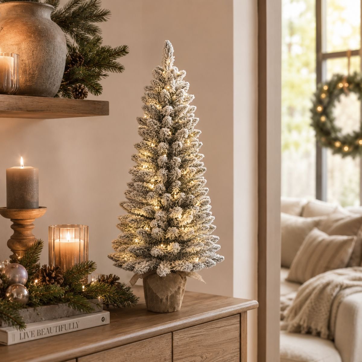 Árbol de Navidad artificial Gerlos Verde