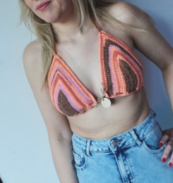 Kompletny pakiet DIY Naucz się szydełkować górę bikini