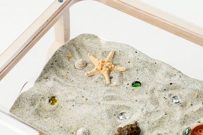 Sensorischer Sand- und Wasserspieltisch Kopa