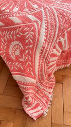 CALMA muslin blanket - coral - 2.20 x 2.30 m