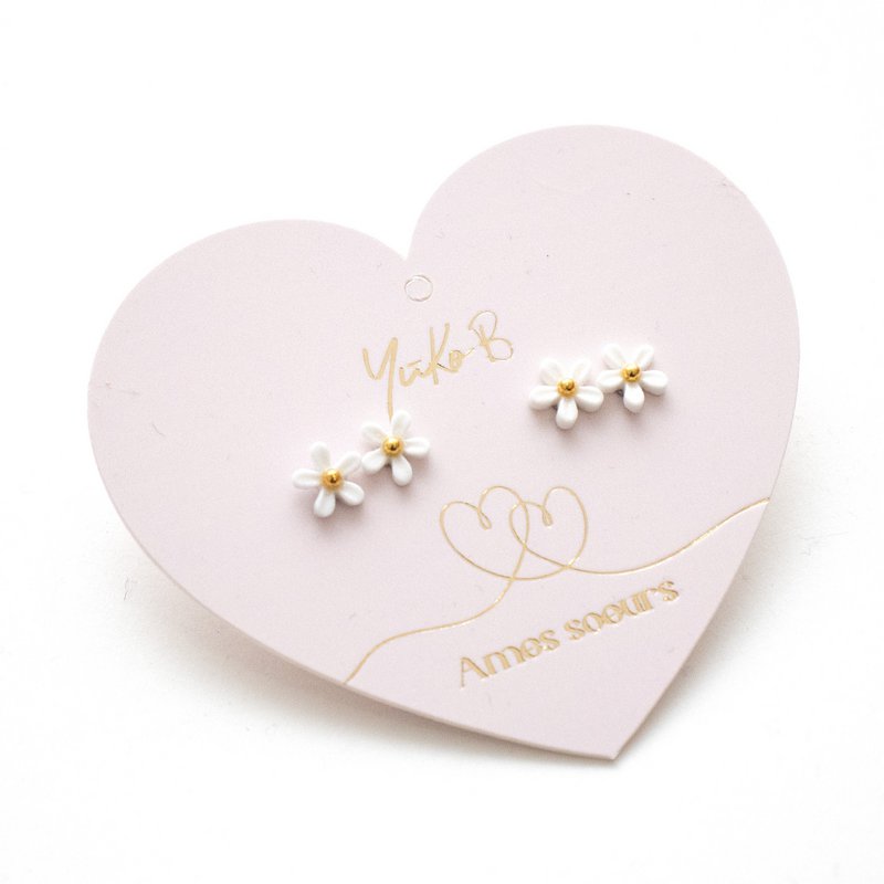 Duo Earrings - Soul Mates - Milk Flowers