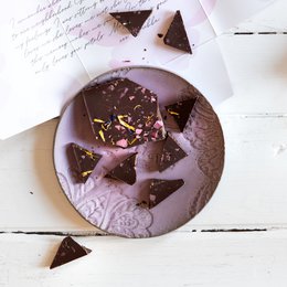 Blomsterchokolade 69%