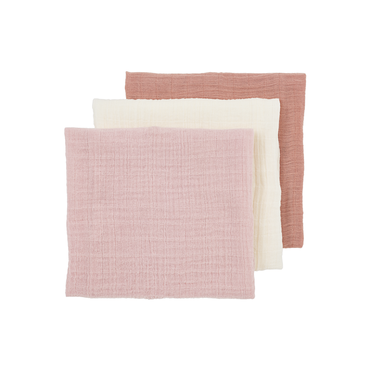 Ściereczki hydrofilowe wstępnie wyprane Soft Rose/Rose/Naturalny 20x17cm - 3 szt.