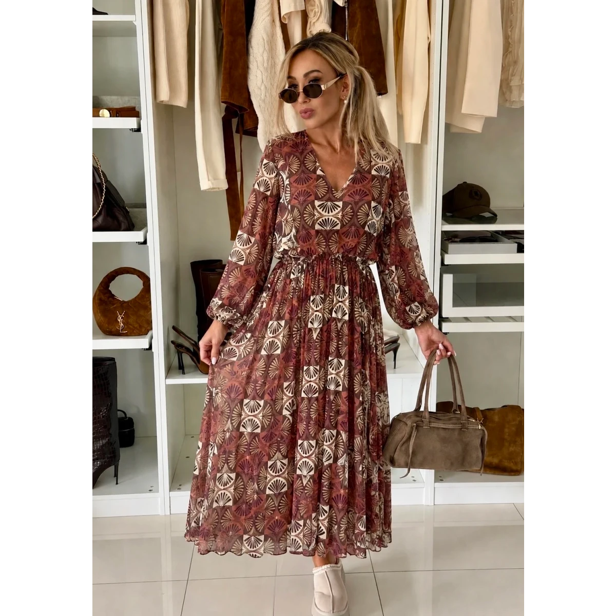 Brun foncé Taille unique