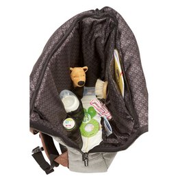 Borsa per Pannolini N°6 Zaino Nero