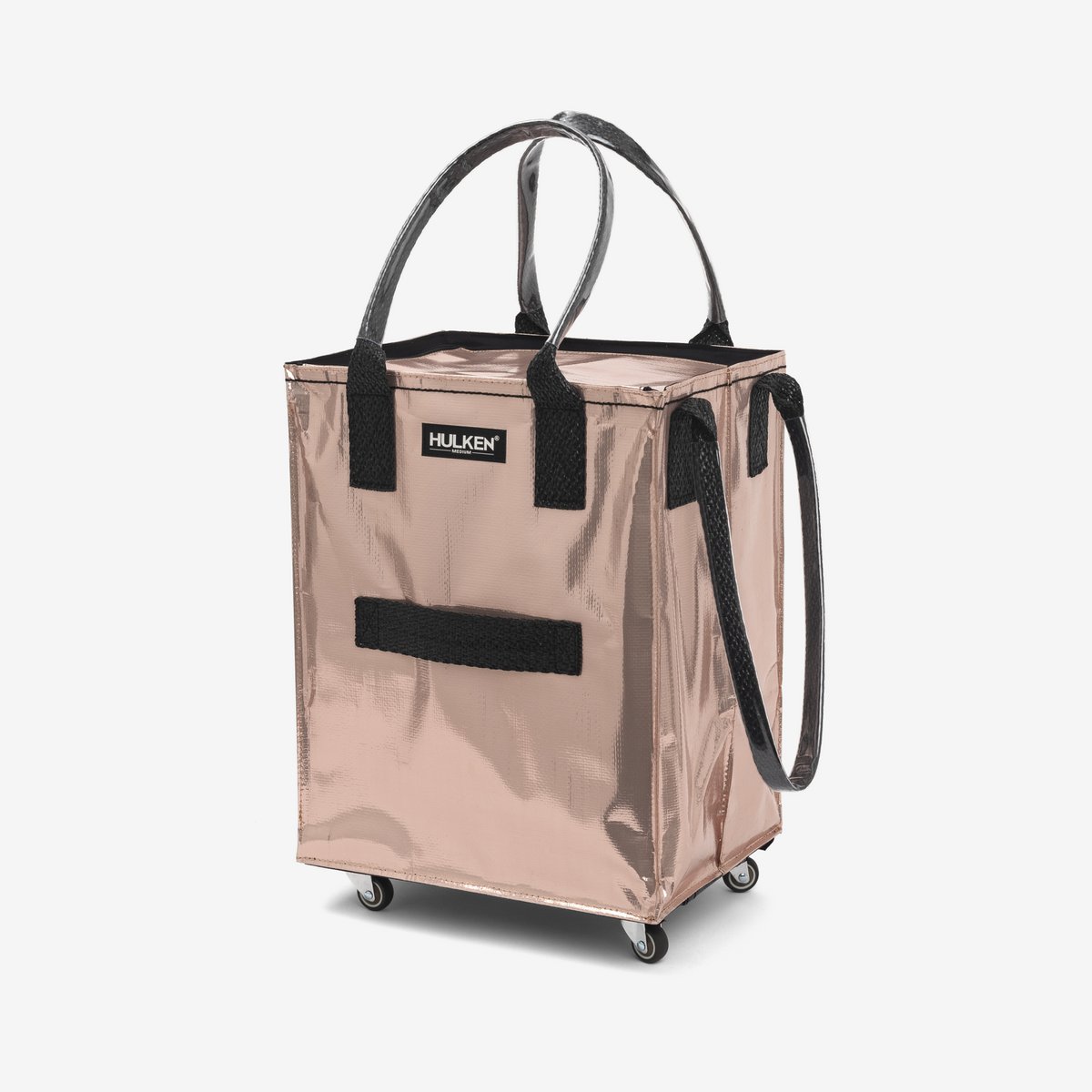 Hulkenbag Medium Rosegold with built -in cover