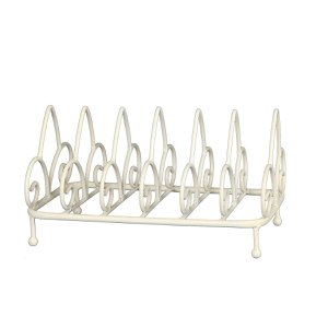 Tellerstand - antikweiss 25cm