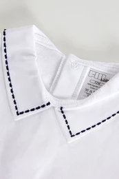 Body T-shirt dla niemowląt z kołnierzykiem, szczotkowane
