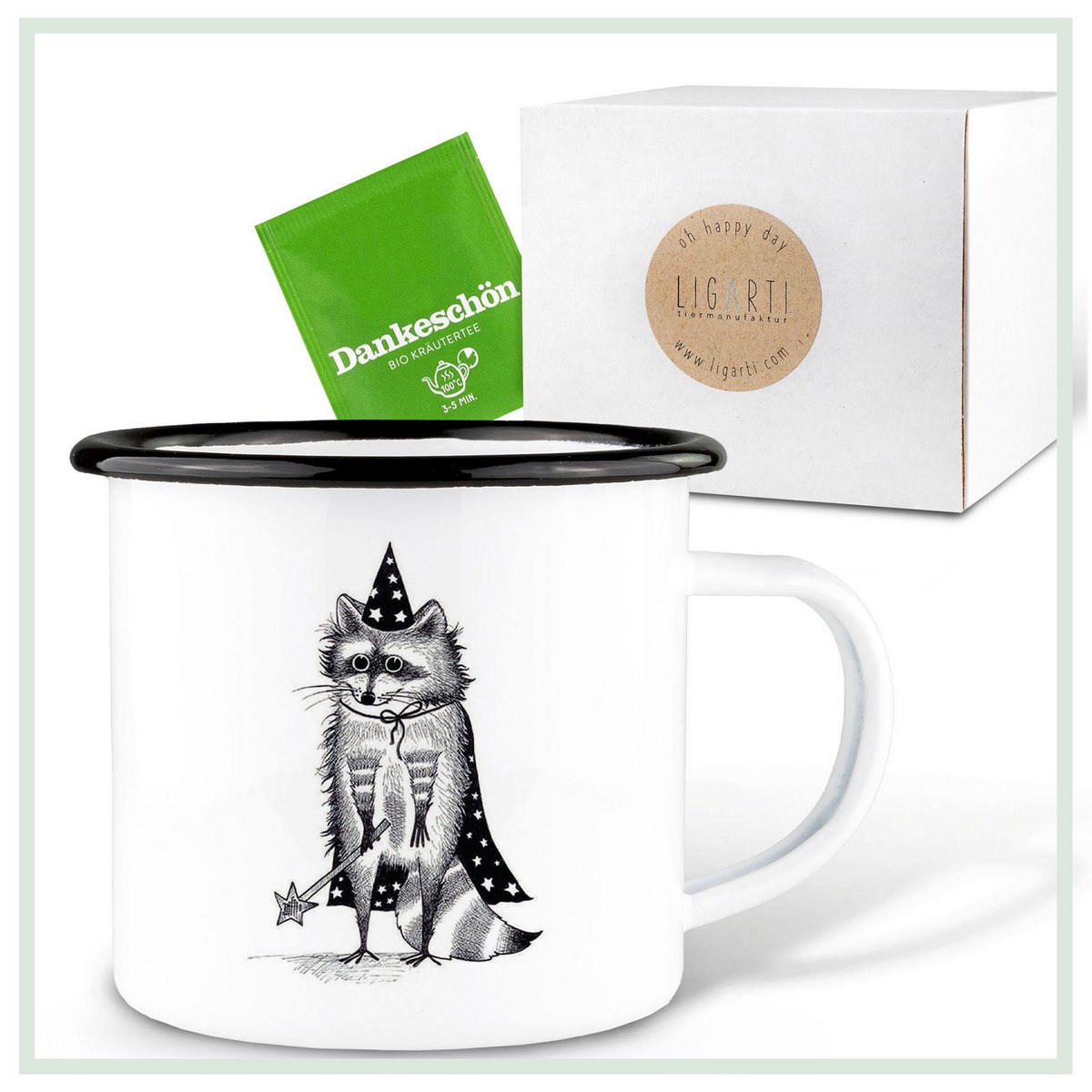Enamel cup – magic bear