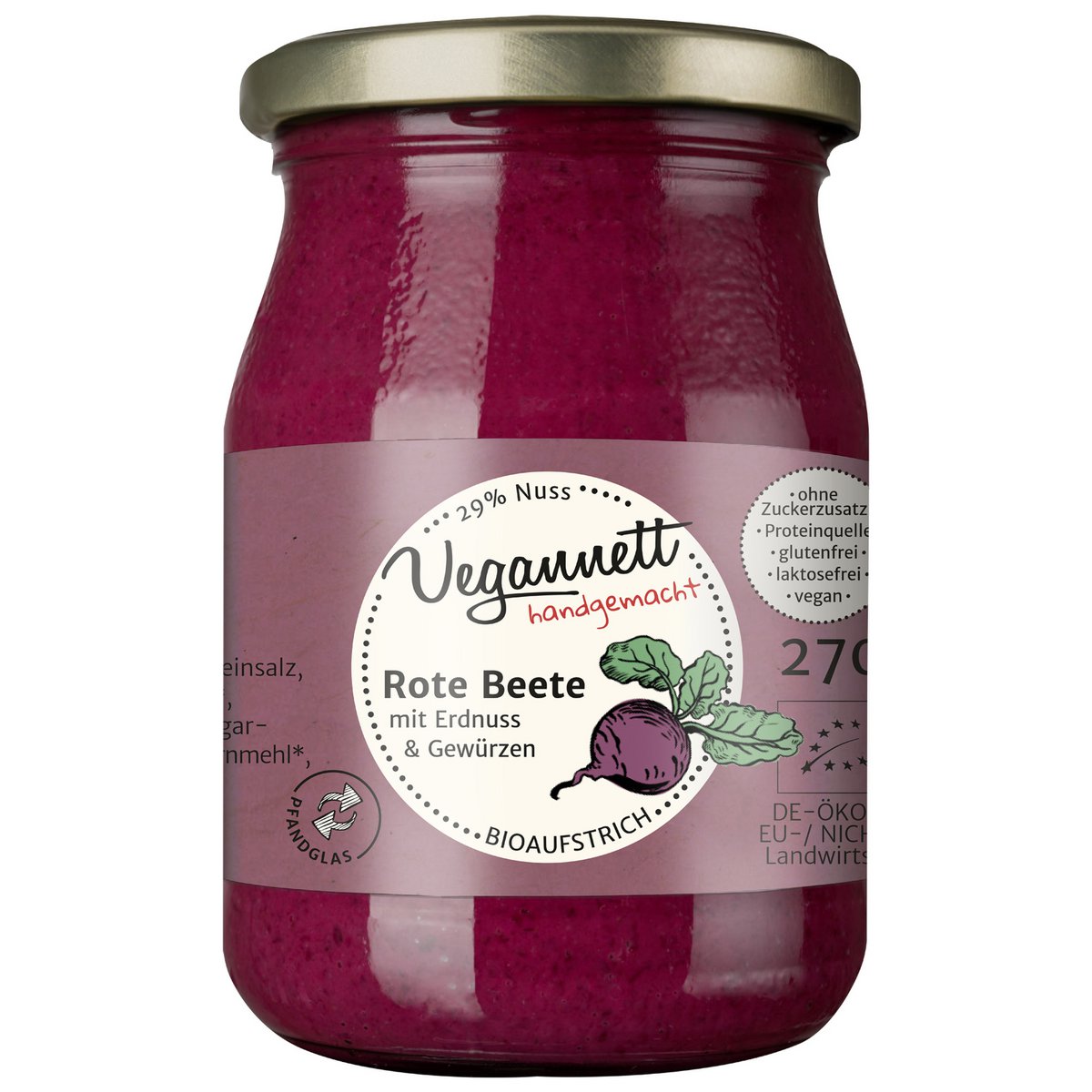 Beetroot organic spread