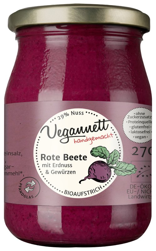Beetroot organic spread