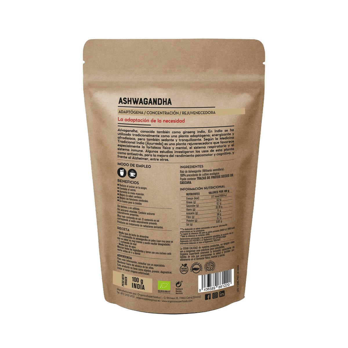 Organic Ashwagandha Powder