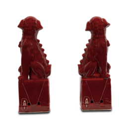 Rotes Fu-Hundeset