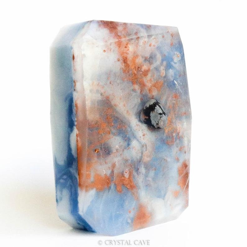 Gemstone Soap - Zen - Snowflake Obsidian