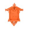 ORANGE BIRD FEEDER