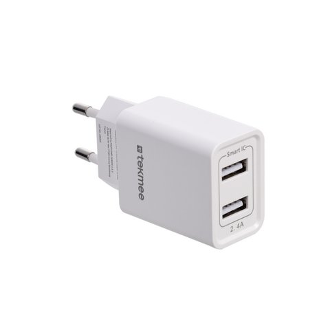 Steckdose 2 USB-Anschlüsse 2,4A - Tekmee