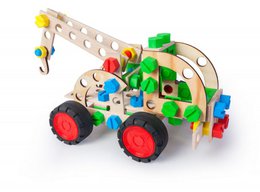 Konstruktor Junior Takelwagen 3 in 1 von Hout-102-Teilen
