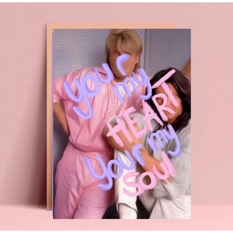 Your my heart your my soul- Postkarte