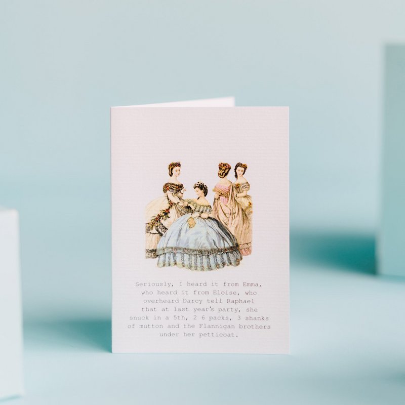 Seriously I heard it from Emma Greeting Card