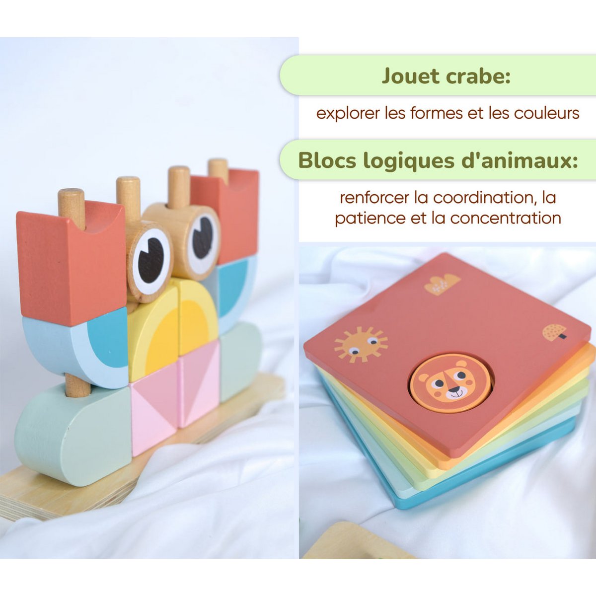 BusyKids Montessori-Set für Kinder von 24 bis 36 Monaten