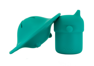 Pura my-my‚Ñ¢ silicone tuitbeker 150 ml + snack cup - Mint