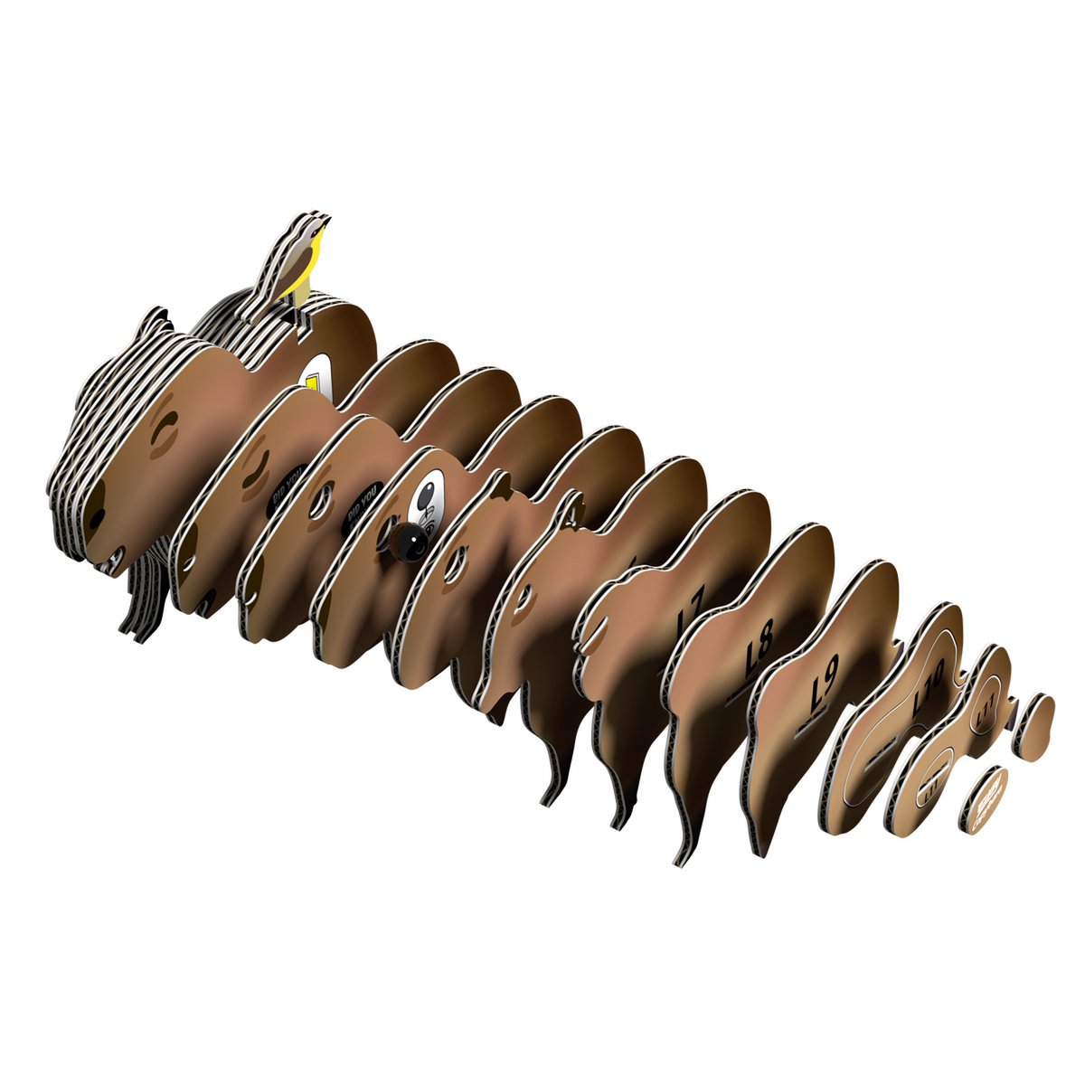 EUGY 3D-Puzzle - Capibara