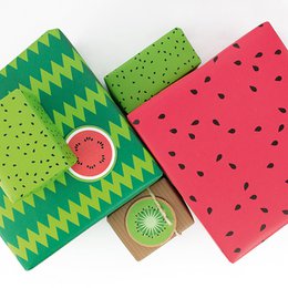 100 pieces of gift tags watermelon