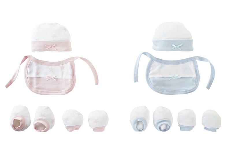 BABY SET 4 COTTON 24X7X28 2 SURT. BE182687