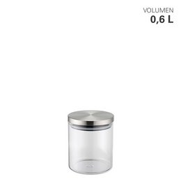 Storage jar made of borosilicate glass 600 ml