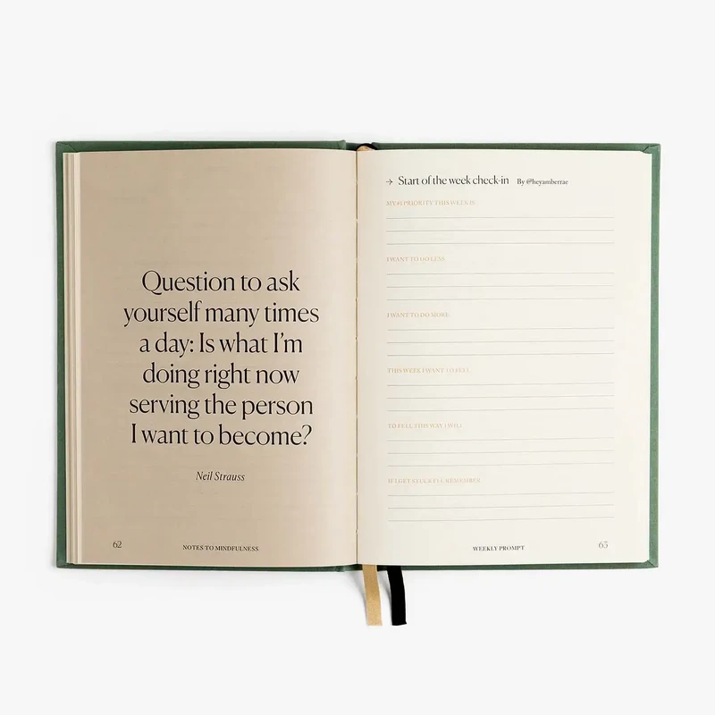 Bemærkninger til Mindfulness Journal, Daily Guided Reflection
