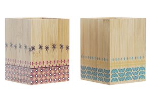 CUBERTERO BAMBU 10X10X13,5 AFRICA 2 SURT. PC193097