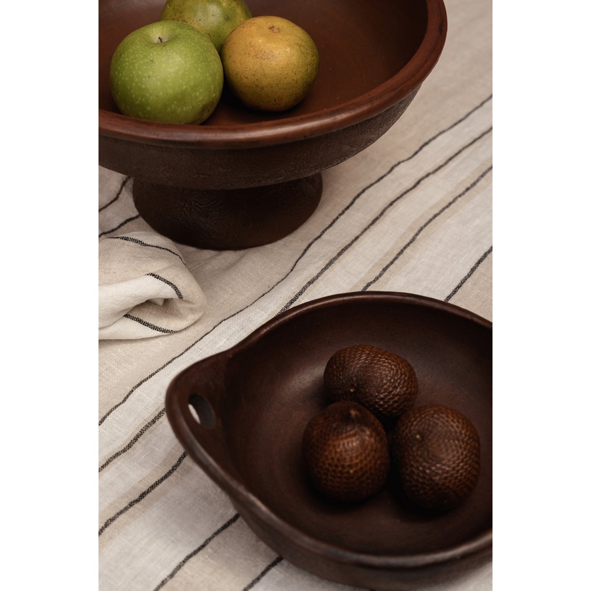 De Etnische Fruitschaal - Terracotta - M