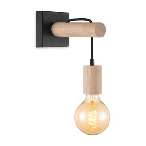 Home Sweet Home Rural Wall Lamp Billy | 10/20/22cm | Black | E27