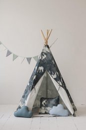 Tipi- und Mattenset „Nachthimmel“