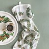 Organic tea towel- Holly
