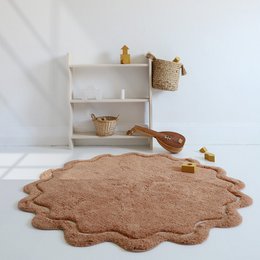 SWEET APRIL TOFFEE washable cotton children's rug