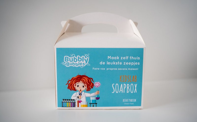 BubblyBubbles® - KidsLab Sæbekasse - Startsæt komplet