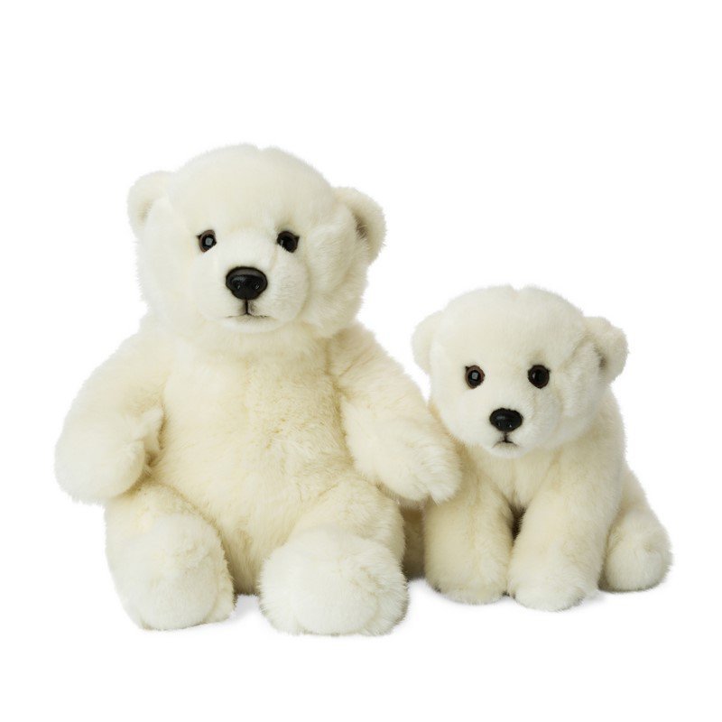 WWF Sitting polar bear, 22 cm