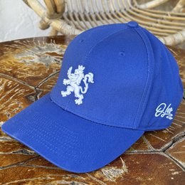 O.Leo Baseballkappe – Blau – Weißer Löwe – Unisex