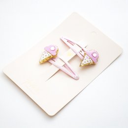Duo Children's Premium Barrettes - Sparkle Petites Glaces D'amour