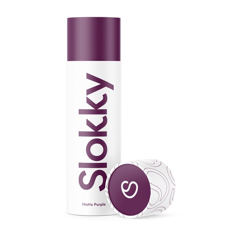 Slokky Matte Purple Bottle & Lid - 500ml