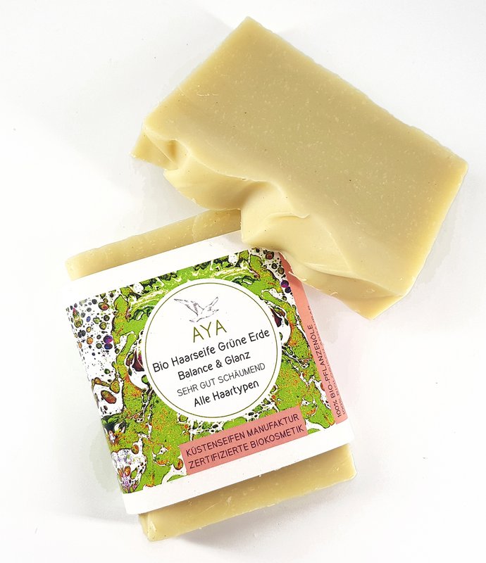 Savon capillaire AYA - brillance et volume