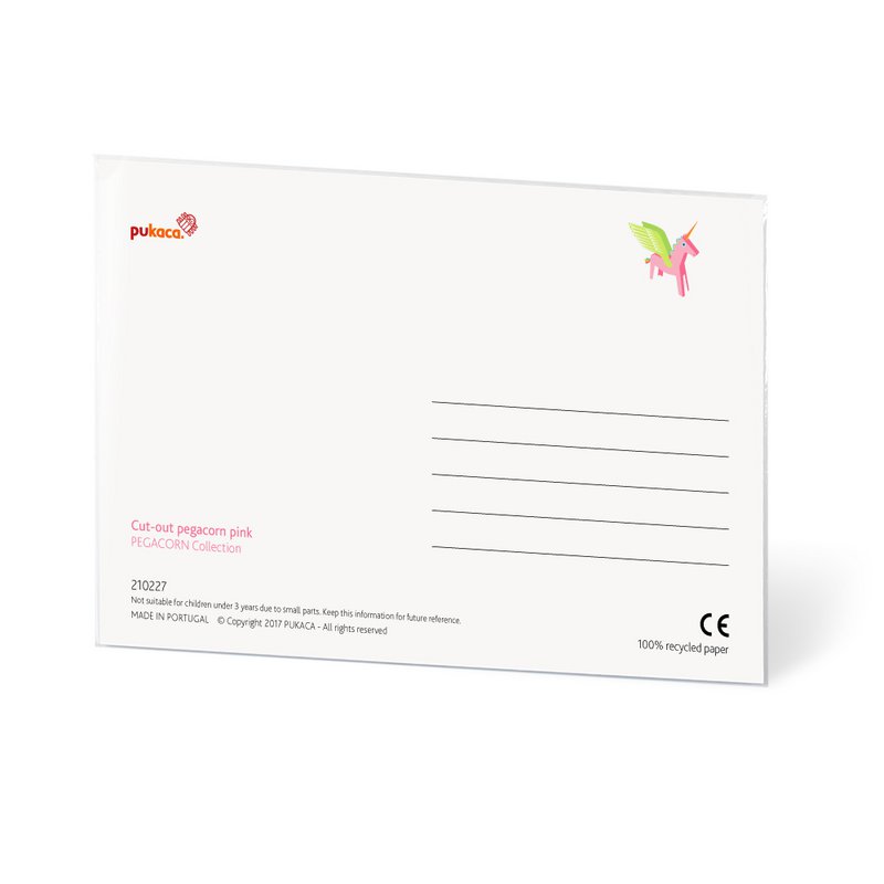 Pink Pegacorn Postcard