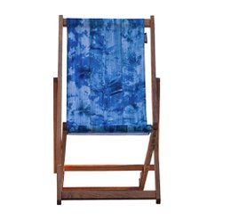 Transat chilienne - bois massif - toile amovible – Design by Gilles Giacomotti