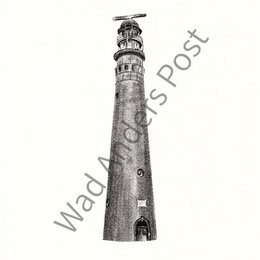 Noordertoren Schiermonnikoog Postkarte
