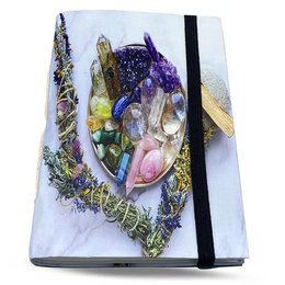 Cuaderno Poder de Cristales 15 x 10 cm